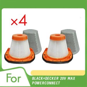 Lot de 4 filtres de rechange pour aspirateur &agrave; main BLACK+ 20 V MAX POWERCONNECT mod&egrave;le BCHV001C1 - Neuf