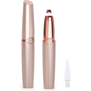 Rasoir &Agrave; Sourcils Pour Femme, Tondeuse &Agrave; Sourcils, &Eacute;pilateur Facial, Indolore Avec Lumi&egrave;re Led Int&eacute;gr&eacute;e - Neuf