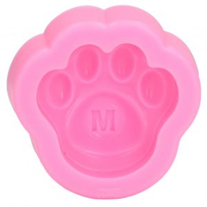 Moule En Silicone Souple Et Reutilisable En Forme De Patte De Chat Et De Chien, Outil De Decoration Pour Patisserie, Fondant, Style 1, Rose, 19??225 - Neuf