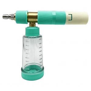 Pistolet à eau de lavage de voiture de 100ml,avec connecteur rapide de 1/4 pouces,flacon pulvérisateur de mousse de savon,Lance à mousse de neige haute pression pour lavage de voiture--Bleu - Neuf