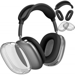 Coque pour &eacute;couteurs Airpods Max, accessoire r&eacute;sistant &agrave; la transpiration, facilement lavable, kit de protection anti-rayures pour AirPods Max, coque en TPU pour AirPods Max, accessoires de casque - Neuf