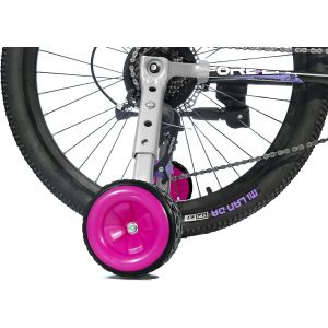 Subzonal-Roues D'entra&icirc;nement Pour V&eacute;lo Avec Image &Agrave; D&eacute;placer Pour Zoomer - Convient Pour V&eacute;los Pour Enfants De 40,6, 45,7, 50,8, 55,9 Et 61 Cm - Rose - Neuf