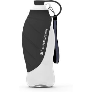Kalanka-Bouteille Portable D'eau Pour Chien, Couvercle Utilisable Comme Gamelle, Gourde En Silicone Pour L'extérieur - Neuf