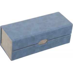 Kathlelxh-Lot De 2 Étuis À Lunettes Double U - Étui À Lunettes Rigide - Bleu - Pour Homme - Pour Voyage - Étui À Lunettes Pour Femme - Cadre À Lunettes 2 En 1[H934] - Neuf