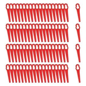 80 Pcs 8.3CM Lame De Coupe-Herbe En Plastique Lames De Rechange Lames De Tondeuse À Gazon Pour Tondeuse À Gazon Einhell - Neuf