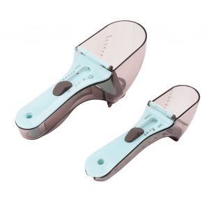 Hjlian Lot De 2 Cuilleres Doseuses Reglables En Plastique Pour Patisserie, Accessoires De Cuisine - Neuf