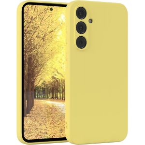 Sjzg-- Housse En Silicone Pour Galaxy A35 Housse Souple Antichoc Housse Pour Portable Avec Protection Pour Appareil Photo Fines Premium Protection Cover Tpu Phone Bumper En Jaune - Neuf