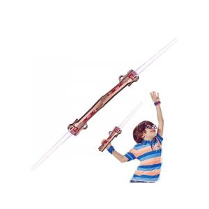 Lot de 2 &eacute;p&eacute;es laser lumineuses &agrave; LED avec effets sonores - Or rose - Neuf