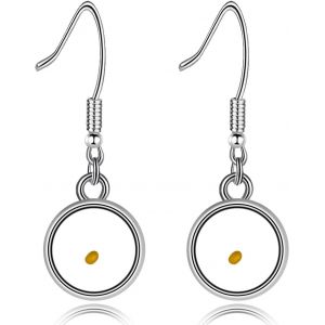 Kal-Charms Y582 Boucles D'oreilles En Forme De Graines De Moutarde Pour Femme Et Fille - Neuf