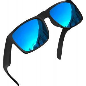 Fdjhy-Surdimensionnées Lunettes De Soleil Polarisées Homme Grandes Lunettes Monture Large Tendance, Idéal Visage Large - Neuf