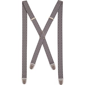 Cauc-Bretelles Homme Fines Made In France - Elastique Solide & 4 Pinces Ultra Fortes En X - Bretelles 2,5cm De Large Taille Ajustable Garantie &Agrave; Vie - Neuf