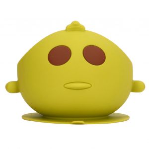 Bol A Ventouse Antiderapant En Silicone Pour Bebe, Ideal Pour L'apprentissage De L'alimentation - Neuf