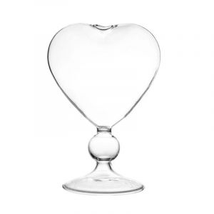 Pot De Fleurs En Verre En Forme De Coeur,Pot De Fleurs Sur Pied,Conteneur De Jardinière,Décoration De Maison,Décor De Fête De Mariage,85Db. - Neuf