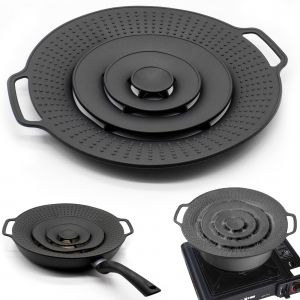 Poign&eacute;es en Silicone R&eacute;sistant &agrave; la Chaleur - 3 Paires de Manches Isolants pour Casseroles et Po&ecirc;les, Protection Antid&eacute;rapante, Couleurs Rouge Orange Verte, Dimensions 17.27 x 12.19 x 3.05 cm - Neuf