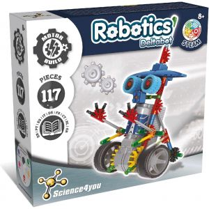 ERYI-- Robotique Deltabot, Kit Robot À Construire De 117 Pièces Pour Enfants +8 Ans - Monter Un Robot Interactif Pour Enfant Avec Ce Jeux De Construction; Jeu Stem Avec Activites Manuelles - Neuf