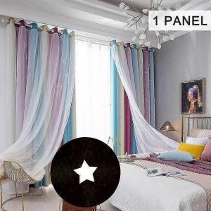 Rideaux Occultants À Étoiles Pour Chambre D'enfant - Neuf