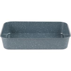 Subzonal-Rh01832eu Nightfall Stone Plaque &Agrave; R&ocirc;tir 39cm, Anti-Adh&eacute;sif Plat &Agrave; Four Rectangulaire, Acier Au Carbone, Sans Pfoa, Passe Au Four Jusqu'&agrave; 220&deg;C/Thermostat 7, Pour Viande/Gratin/Legumes - Neuf