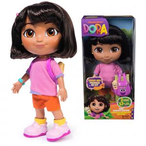 Dora, Dora Chante et explore, poup&eacute;e avec musique, effets sonores, r&eacute;pliques bilingues, v&ecirc;tements et accessoires de poup&eacute;e, jouets pour filles et gar&ccedil;ons, &agrave; partir de 3 ans - Neuf