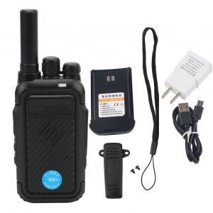 Talkie-walkie decodable, emetteur-recepteur FM anti-craquage, radio bidirectionnelle 10 watts pour activites commerciales en exterieur, prise americaine - Neuf