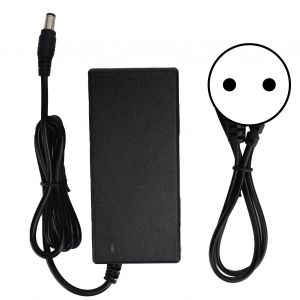 Adaptateur Secteur 42 V 2 A, Connecteur Male Cc 5,5 Mm Pour Batterie Lithium-Ion 36 V, Ac 100-240 V 50/60 Hz, Prise Ue - Neuf