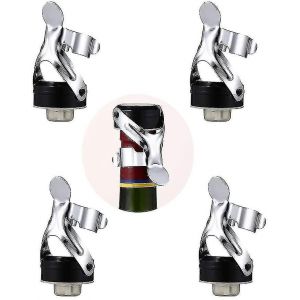 4 Bouchons De Champagne,Bouchon De Champagne Bouchon De Vin Mousseux En Acier Inoxydable - Neuf