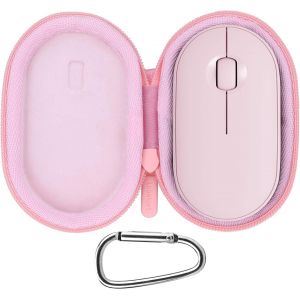 Dur Étui Housse Cas Compatible avec Logitech Pebble 2 M350s / M350 / i345 Ultra-Fine sans Fil Bluetooth Souris (Rose) - Neuf