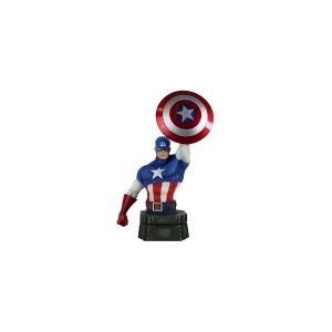 Captain America Mini Buste 16 cm Marvel Multicolore Figurine R&eacute;sine - Neuf