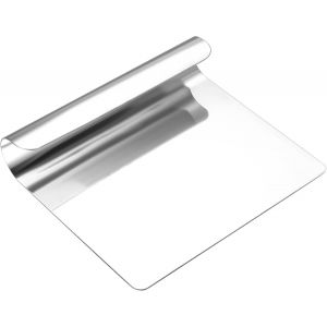 Kal-1 Pc Pelle À Légumes, Spatule À Pâte, Raclette En Acier Inoxydable, Grattoir De Cuisine, Coupe-Pâte, Carte À Pâte, Spatule De Cuisine Universelle, Aide De Cuisine Pour Pain Fruits Légumes Cuisson - Neuf