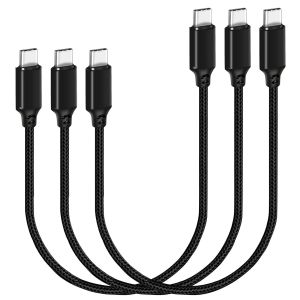 TIANYI-C&acirc;ble USB C 240 W, 30cm, c&acirc;ble USBC court vers USB C compatible avec iPhone 15 Pro/15 Plus/15 Pro Max, MacBook Pro/Air, iPad Pro/Air, Dell XPS - Neuf