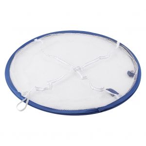 HJLIAN Panier a linge suspendu a deux niveaux, support de sechage en maille, filet de rangement pliable - Neuf