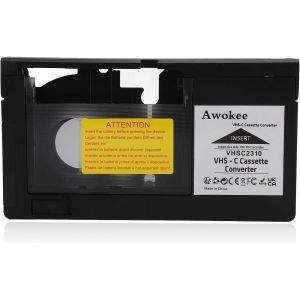 Adaptateur De Cassette Vhs-C, Compatible Avec S¿Vhs¿C, Pour Bandes S¿Vhs, Conversion De Bandes Vhs-C/Vhs[HDM5233347] - Neuf