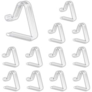 ChenQuanSarl-Lot De 12 Sets De Table À Clips, Transparents En Plastique Ferme De Nappe D'Extérieur, Clip Pour Les Fêtes De Mariage, À La Maison De Noël, Pique-Nique, Fête - Neuf