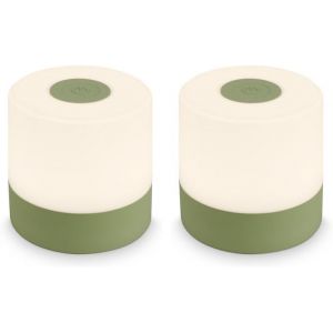 Cheng-- Mini Lampe De Table Led Sans Fil, Lampe De Chevet &Agrave; Intensit&eacute; Variable Touch, Lampe De Bureau, Lampe De Lecture, Lampe De Table Ext&eacute;rieure & Int&eacute;rieure (Lot De 2) - Neuf