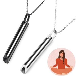 KAL-2Pièces Colliers De Respiration Anti-Stress, Collier Pour Soulager Le Stress Etl'Anxiété, Soulagement Anxiété Stress Méditation Apaisement Yoga Pour Hommes Et Femmes (B) - Neuf
