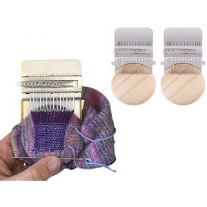 Ensemble D'outils De Tissage En Bois Avec 14 Crochets Pour La R&eacute;paration De V&ecirc;tements - Neuf