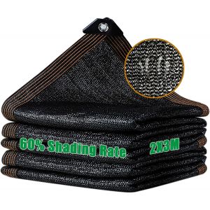 Ulteronixshop-Filet D'ombrage, 2x3m Filet D'ombrage De Jardin Avec ?illets, 60% Filet Protection Solaire, Toile D'ombrage De Serres, Pour Pergola, Terrasse, Plantes, Serre, Poulailler - Neuf