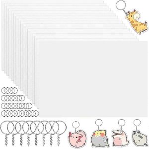 140pcs Shrinky Dink Sheets Kit,Kit De Papier Shrinky Dink - Neuf