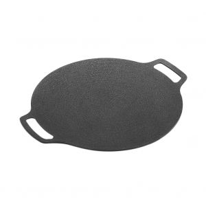 Po&ecirc;le &Agrave; Frire En Fonte De 35 Cm D'&eacute;paisseur Plaque Cuisson Cr&ecirc;pes Antiadh&eacute;sive Barbecue Gril Cuisini&egrave;re Induction Marmite Flamme Nue - Neuf