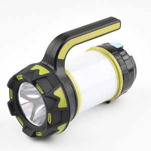Lanterne De Camping Rechargeable Verte, Lampe Multifonctionnelle Avec 6 Modes, Lampe D'éclairage Portable Pour Camping, Pêche, Randonnée, Activités De Plein Air Et Urgences - Neuf