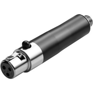 Connecteur de microphone sans fil Mini XLR vers TRS 3,5 mm &iquest; Mini XLR femelle &agrave; 3 broches vers TRS femelle verrouillable 3,5 mm,adaptateur st&eacute;r&eacute;o pour micro cravate - Neuf