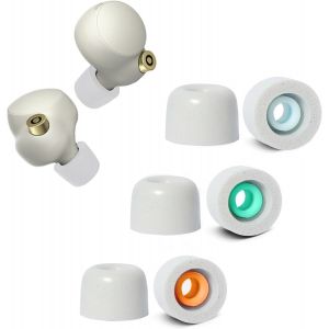 KAL-Lot De 3 Paires De Bouchons D'Oreille En Mousse À Mémoire De Forme Pour Sony Wf-0Xm4 -Pour Wf-0Xm3 Wf-Sp900 Wi-0X Wf Wi Xba Series Fit Charging Case Taille S/M/L Gris - Neuf