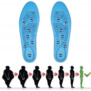 (1 Paire) Semelles Magn&eacute;tiques, Semelles Orthop&eacute;diques Pour Hommes Et Femmes, Semelles Orthop&eacute;diques Pour Acupression (35-40) - Neuf