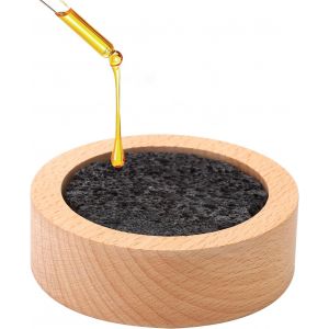 Diffuseur Huiles Essentielles Diffuseurs D'Huiles Essentielles En Bois,Belle Apparence,Diffuseur D'Huile Pierre Parfum&eacute;e Aux Huiles,Adapt&eacute; Pour Voiture,Salon,Chambre &Agrave; Coucher - Neuf