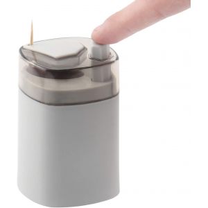 Distributeur De Cure-Dents Automatique Pop-Up Pour Cuisine, Restaurant, Boîte De Rangement Robuste Et Sûre Pour Cure-Dents - Gris - Neuf
