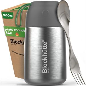 Tianyi-Boite Isotherme Repas Chaud En Acier Inox I 1l I Thermos Alimentaire, Étanche - Boite Alimentaire Isotherme Chaud Jusqu'à 14h U2013 Thermos Lunch Box Est Idéale Pour Le Travail Ou L'école - Neuf