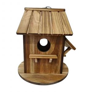 Nichoir en bois pour l'extérieur, nichoir pour mésanges bleues, abri de nidification créatif - Neuf