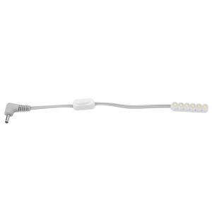 Lampe de travail 6 LED 0,3 W pour machine a coudre, base magnetique reglable, prise CN 220 V - Neuf