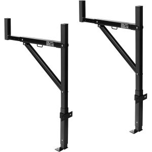 Letnerny-Porte-Poche Pour Camion Extensible De 19 À 34 Pouces, Hauteur Réglable De 38,6 À 43,6 Pouces, Porte-Poche En Acier Avec Capacité De 250 Livres Pour Camion, Kayak, Planche De Surf - Neuf