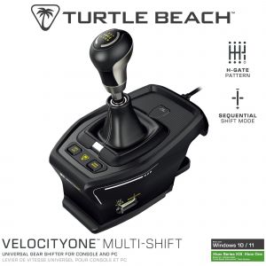 Turtle Beach VelocityOne Multi-Shift Levier de Vitesse et Frein &agrave; Main pour PC Windows, Xbox Series X|S et Xbox One - Neuf