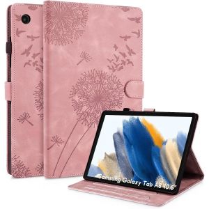 Eryi-Coque Samsung Galaxy Tab A8 10.5 Pouces Pissenlit Housse En Tablette Cuir Tpu Cover Case Étui Housse De Protection Pour Samsung Tab A8 2022 Sm-X200/Sm-X205 Or Rose - Neuf